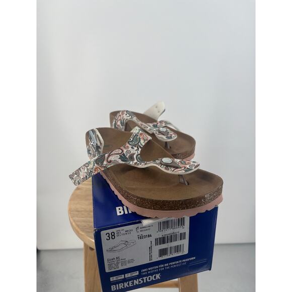 Birkenstock Gizeh BS Ladies 7 Men's 5 EU 38 Paisley Light Rose Regular fit - Picture 1 of 6